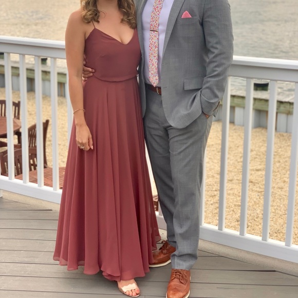 Jenny Yoo Cinnamon Rose bridesmaid dress gown - Picture 9 of 9